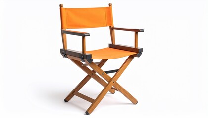 Orange Director's Chair: A Classic Folding Chair