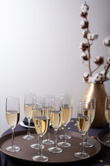 Decoración navidad mesa cocktail