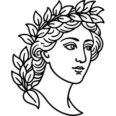 Greek Olive & Flower Crown 