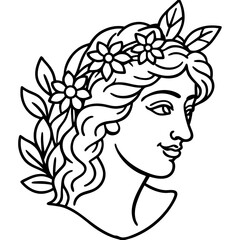 Greek Olive & Flower Crown 
