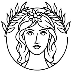 Greek Olive & Flower Crown 