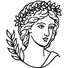 Greek Olive & Flower Crown 