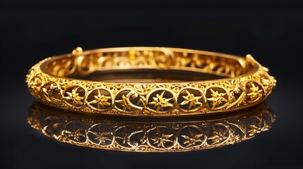 golden ring with diamonds