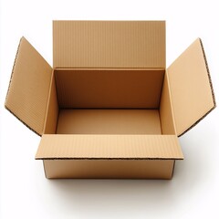 Open Cardboard Box for Secure Shipping and Storage Solutions Eco-Friendly Packaging Container