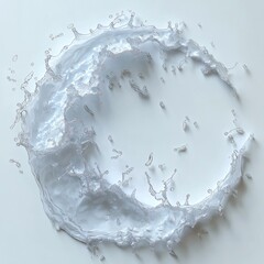 High-Speed Water Splash. Abstract Liquid Movement Design and Fluid Texture Background