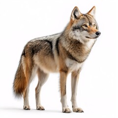 Majestic Wolf. Wild Canine in Natural Habitat - Wildlife Photography Closeup