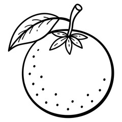 Minimal Clementine Illustration