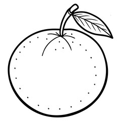 Minimal Clementine Illustration