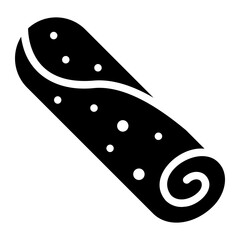 Lumpia glyph icon