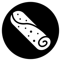 Lumpia glyph icon