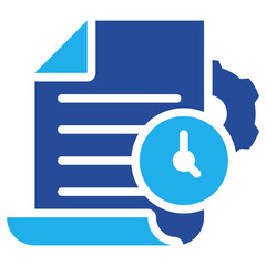 Planning Icon Dual Tone Color