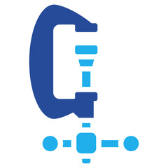 Clamp Icon Dual Tone Color