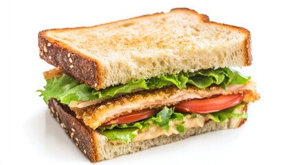 Delectable Sandwich Showcase: A Classic Combination of Textures and Flavors