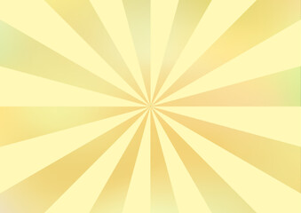 サンバースト 集中 グラデ 黄色