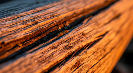 Fototapeta premium Warm Wood Grain Texture: Rustic Design Element for Backgrounds and Overlays