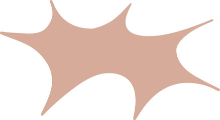 Irregular Spiked Form With Angular Star Structure