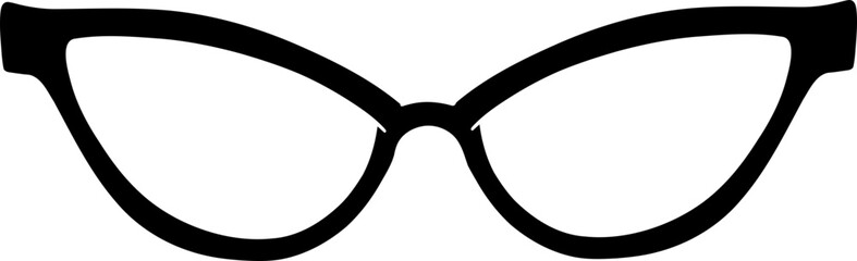 Slim Oval Glasses Frame With Metal Bridge Detail