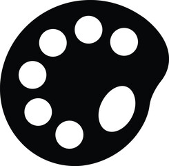 Fototapeta premium black and white button