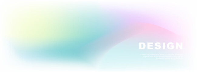abstract vector design colorful soft liquid effect style vector illustration