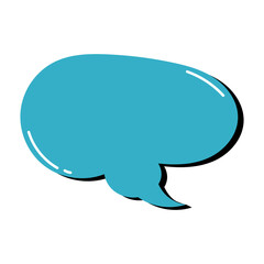 Bubble chat shape elements for chatting, conversation, quote, speech. Vector isolated.