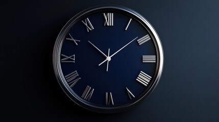 Dark wall clock