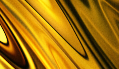 Abstract fluid art background dark golden and copper colors. Liquid marble. Shiny golden abstract background with grainy texture and wavy shapes, perfect for elegant design.