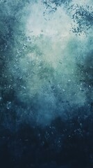 Obraz premium Abyssal Depths: An abstract portrayal of oceanic darkness and ethereal luminance