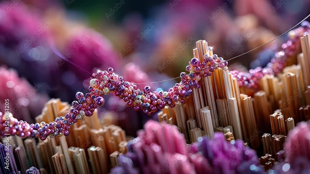 Poster abstract data visualization