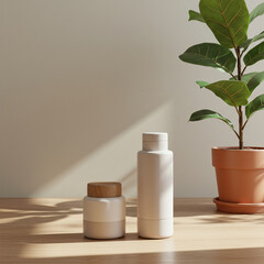 aesthetic shadow beige for product background