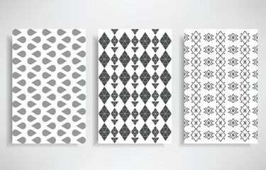 Abstract vector pattern design.geometric fabric pattern.