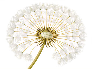 flower of dandelion illustration vector cartoon isolated 