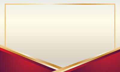 Obraz premium Red gold elegant certificate background