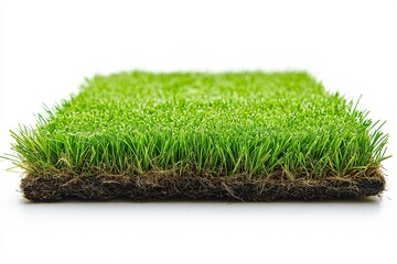 Eco-Friendly Artificial Grass for Green Lawn Landscaping. Durable, Maintenance-Free Synthetic Turf for Home Improvement and Playground Design
