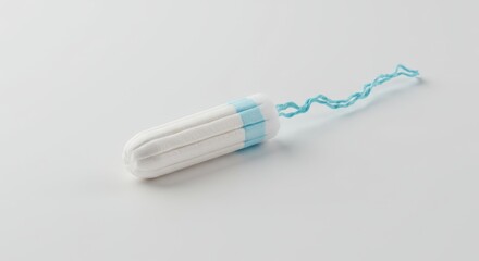 女性用タンポン 白背景のヘルスケア製品や衛生用品のデザインに