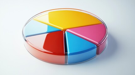 Obraz premium Colorful Pie Chart