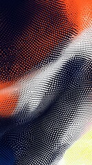 Dotted Surface Gradients: Mesmerizing Abstract Pattern of Color Transitions