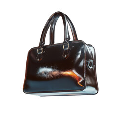 Coach Satchel Crossbody Handbag On White Background
