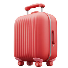 Amazing Vintage Suitcases as Props Isolated On White Background
