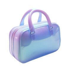 Week-end Bag On White Background