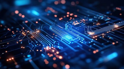 Obraz premium Circuit board technology