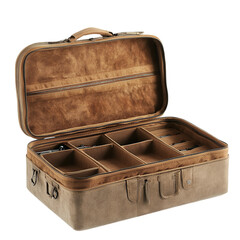 A suitcase on White background 