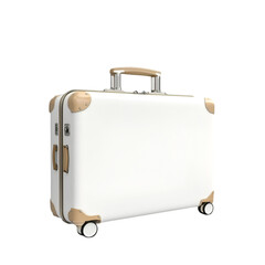 A suitcase on White background 