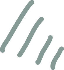 Line doodle organic decoration