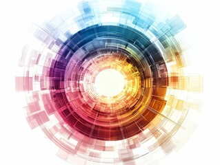 Tech Abstract Circle