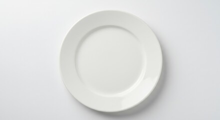 白い丸皿 上から見た視点 - 食品撮影やレイアウトに便利なモックアップ素材