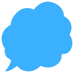 Colorful speech bubble