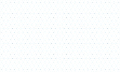 三角形の角にドットが入った青いネットの模様