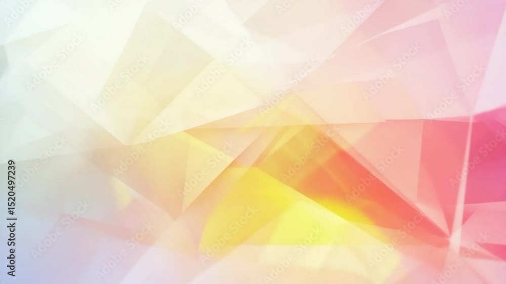 Aufkleber abstract polygon background with soft pastel colors for modern design projects
