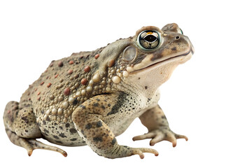 Naklejka premium Close-up of a Speckled Toad Amphibian Portrait Photography