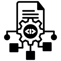 Framework outline mixed icon